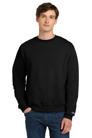 Champion Powerblend Crewneck Sweatshirt. S6000 Black