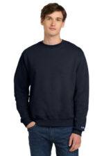 Champion Powerblend Crewneck Sweatshirt. S6000 Navy