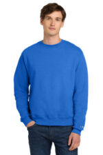 Champion Powerblend Crewneck Sweatshirt. S6000 Royal Blue
