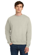 Champion Powerblend Crewneck Sweatshirt. S6000 Sand