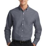Port Authority SuperPro Oxford Shirt. S658 Black