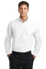 Port Authority SuperPro Oxford Shirt. S658 White