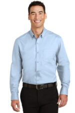 Port Authority SuperPro Twill Shirt. S663 Cloud Blue