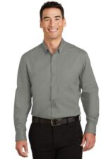 Port Authority SuperPro Twill Shirt. S663 Monument Grey