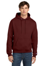 Champion Powerblend Pullover Hoodie. S700 Maroon