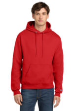 Champion Powerblend Pullover Hoodie. S700 Scarlet