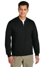 Gildan Softstyle Midweight Fleece 1/4-Zip SF008 Black
