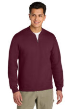 Gildan Softstyle Midweight Fleece 1/4-Zip SF008 Maroon