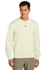 Gildan Softstyle Midweight Fleece 1/4-Zip SF008 Off White