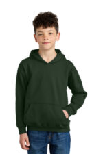 Gildan Youth Softstyle Midweight Fleece Hoodie SF500B Forest Green