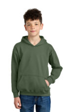 Gildan Youth Softstyle Midweight Fleece Hoodie SF500B Military Green