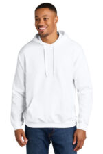 Gildan Softstyle Midweight Pullover Hooded Sweatshirt SF500 White