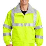 Port Authority Enhanced Visibility Challenger Jacket with Reflective Taping. SRJ754 Safety Yellow/ Reflective