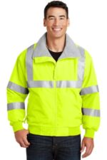 Port Authority Enhanced Visibility Challenger Jacket with Reflective Taping. SRJ754 Safety Yellow/ Reflective