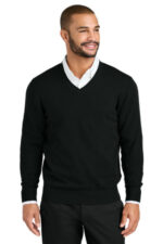 Port Authority Easy Care V-Neck Sweater SW2850 Deep Black