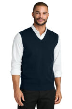 Port Authority Easy Care Sweater Vest SW2860 River Blue Navy