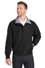 Port Authority Tall Challenger Jacket. TLJ754 True Black/ Grey