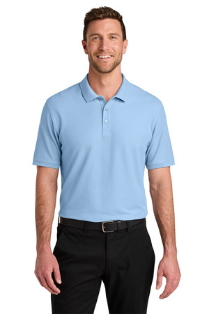 Port Authority Tall Wearever Signature Pique Polo TLK200 Cloud Blue