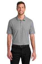 Port Authority Tall Wearever Signature Pique Polo TLK200 Gusty Grey