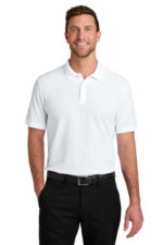 Port Authority Tall Wearever Signature Pique Polo TLK200 White