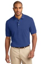 Port Authority Tall Heavyweight Cotton Pique Polo. TLK420 Royal