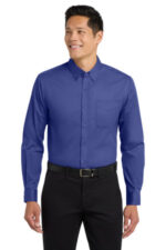 Port Authority Tall Long Sleeve Easy Care Shirt. TLS608 Mediterranean Blue