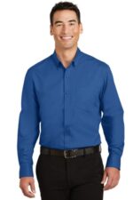 Port Authority Tall SuperPro Twill Shirt. TS663 True Blue