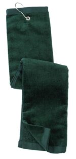 Port Authority Grommeted Tri-Fold Golf Towel. TW50 Hunter