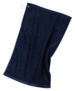 Port Authority Grommeted Golf Towel. TW51 Navy