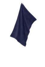 Port Authority Grommeted Microfiber Golf Towel. TW530 True Navy