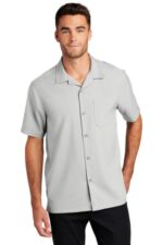 Port Authority Short Sleeve Performance Staff Shirt W400 Silver