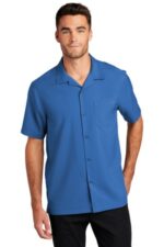 Port Authority Short Sleeve Performance Staff Shirt W400 True Blue