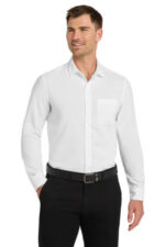 Port Authority Long Sleeve Performance Staff Shirt W401 White
