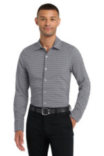 Port Authority City Stretch Shirt W680 Graphite/ White