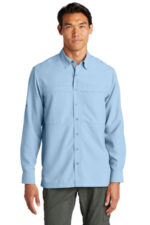 Port Authority Long Sleeve UV Daybreak Shirt W960 Light Blue