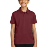 Port Authority Youth Dry Zone UV Micro-Mesh Polo Y110 Burgundy