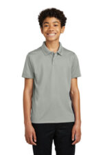 Port Authority Youth Dry Zone UV Micro-Mesh Polo Y110 Gusty Grey