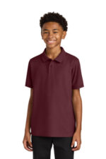 Port Authority Youth Wearever Signature Pique Polo Y200 Burgundy