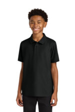 Port Authority Youth Wearever Signature Pique Polo Y200 Deep Black