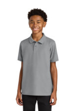 Port Authority Youth Wearever Signature Pique Polo Y200 Gusty Grey