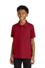 Port Authority Youth Wearever Signature Pique Polo Y200 Rich Red