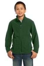 Port Authority Youth Value Fleece Jacket. Y217 Forest Green