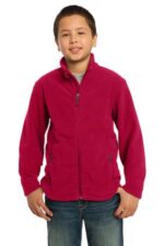 Port Authority Youth Value Fleece Jacket. Y217 True Red