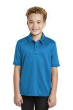 Port Authority Youth Silk Touch Performance Polo. Y540 Brilliant Blue