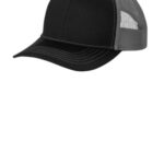 Port Authority Youth Snapback Trucker Cap YC402 Black/ Grey Steel