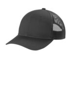 Port Authority Youth Snapback Trucker Cap YC402 Grey Steel