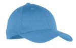 Port Authority Youth Six-Panel Twill Cap. YCP80 Carolina Blue
