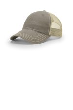 Richardson Garment Washed Trucker 111 Driftwood/ Khaki