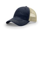 Richardson Garment Washed Trucker 111 Navy/ Khaki