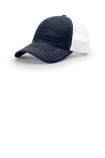 Richardson Garment Washed Trucker 111 Navy/ White